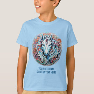 Camiseta Unicornio de texto de personalizado