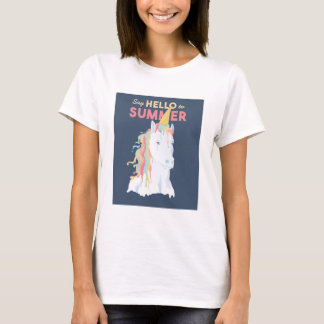 Camiseta Unicornio de verano
