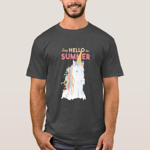 Camiseta Unicornio de verano de fusión
