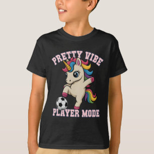 Camiseta Unicornio de Vibra Preciosa Solo Chica Que Ama el