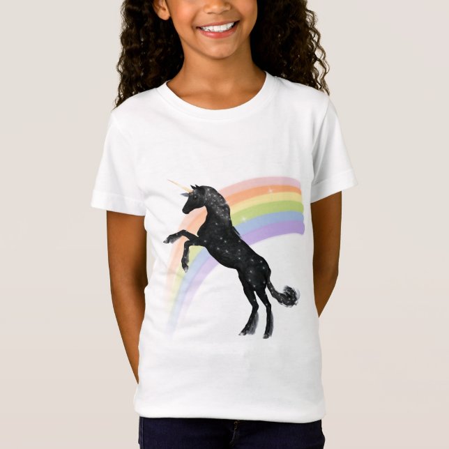 Camiseta Unicornio del arco iris (Anverso)