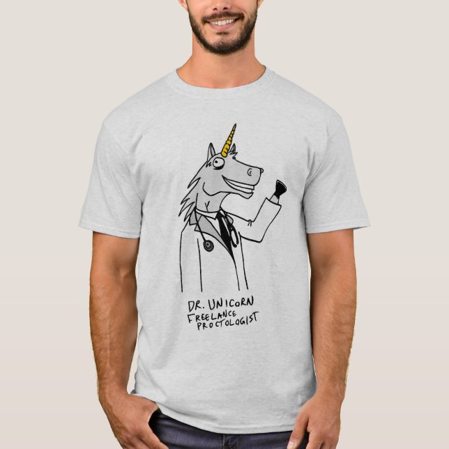 Camiseta Unicornio del médico (Anverso)