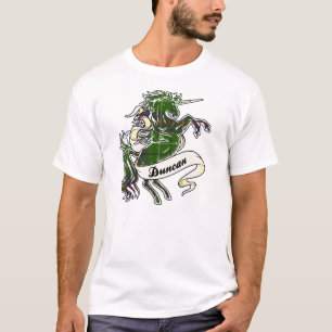 Camiseta Unicornio del tartán de Duncan