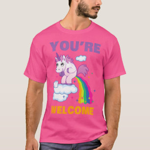 Camiseta Unicornio Divertido Arcoíris Fart Heces De Donde P