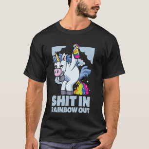 Camiseta Unicornio Divertido Caballo Mitológico - Animal Ar