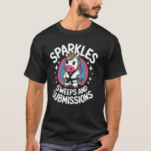 Camiseta Unicornio divertido de Jiu Jitsu BJJ Grappling