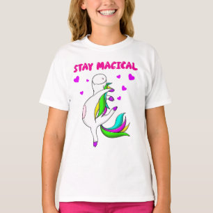 Camiseta UNICORNIO DIVERTIDO Mantén la Magia