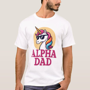 Camiseta Unicornio Divertido Papá Laufey Hombres Día del Pa