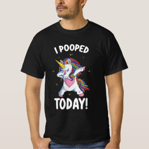 Camiseta Unicornio Divertido que Defecó Hoy