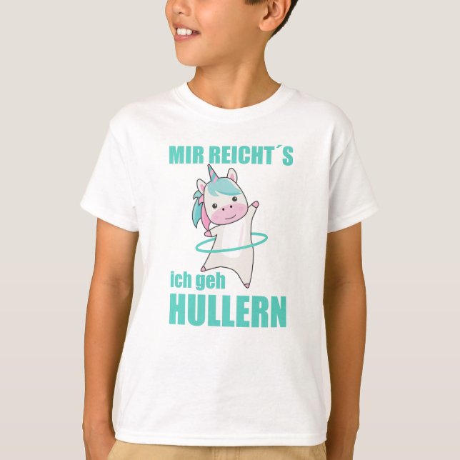 Camiseta Unicornio El Hullern Sports Pink Unicorn Funny (Anverso)