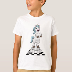 Camiseta Unicornio en ajedrez como pieza de ajedrez Knight