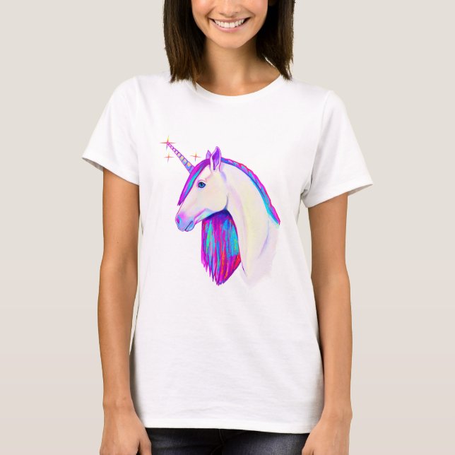 Camiseta Unicornio en colores (Anverso)