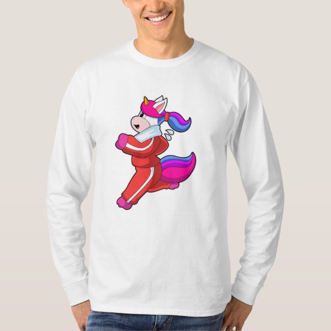 Camiseta Unicornio en ejecución (Anverso)