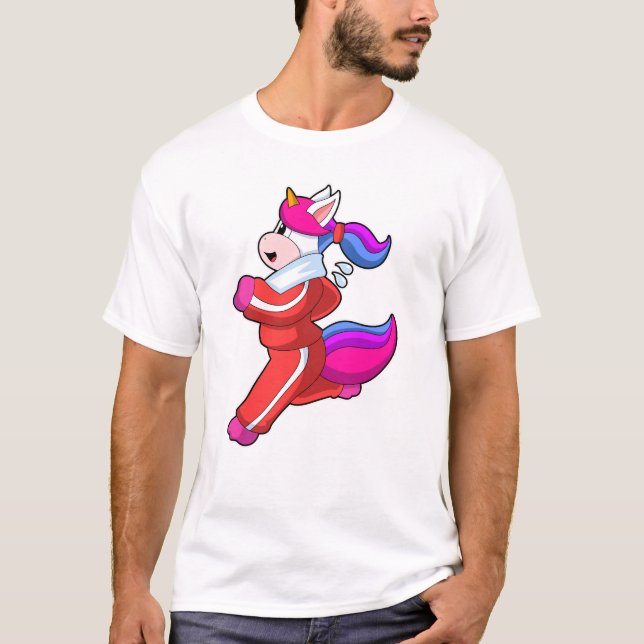 Camiseta Unicornio en ejecución (Anverso)
