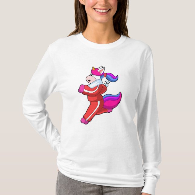 Camiseta Unicornio en ejecución (Anverso)