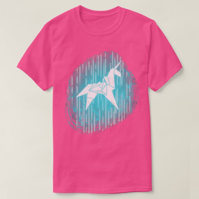 Camiseta Unicornio en la lluvia (Diseño del anverso)