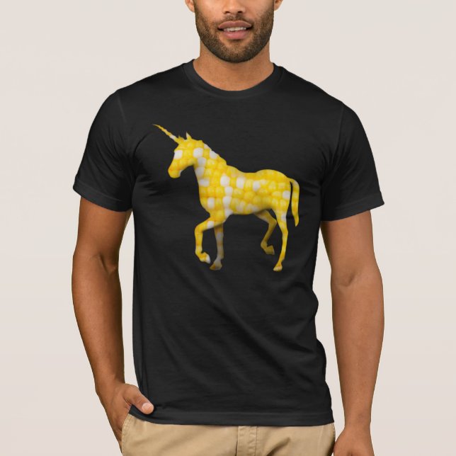 Camiseta ¡Unicornio en la mazorca! (Anverso)
