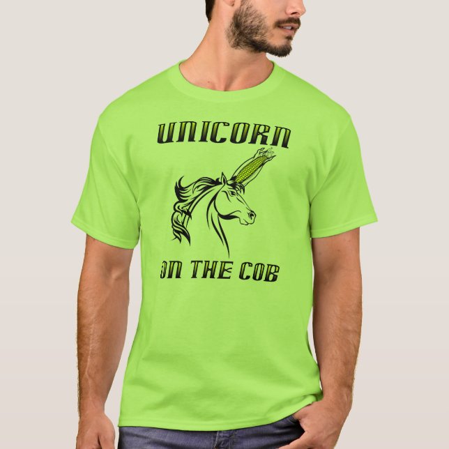 Camiseta Unicornio en la Mazorca (Anverso)