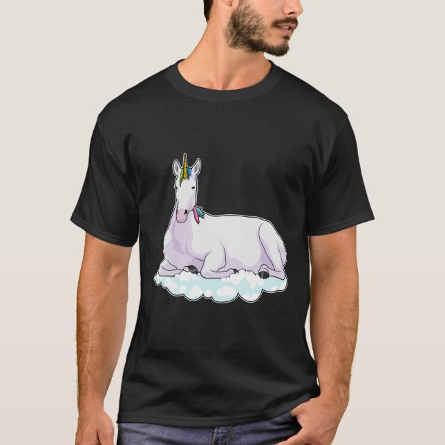 Camiseta Unicornio en la nube (Anverso)