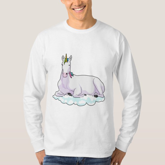 Camiseta Unicornio en la nube (Anverso)