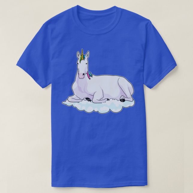 Camiseta Unicornio en la nube (Diseño del anverso)