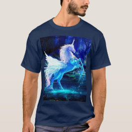 Camiseta Unicornio en luna Pegasus