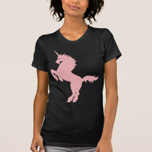 Camiseta Unicornio en tela escocesa