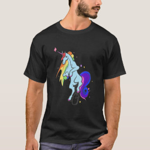 Camiseta Unicornio En Un Pun Visual De Unicycle