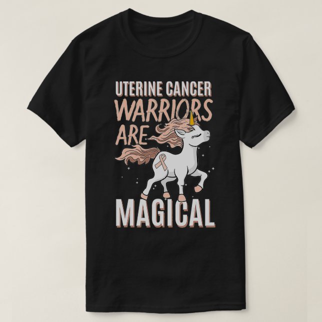 Camiseta Unicornio endémico de útero  (Diseño del anverso)
