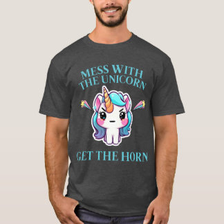 Camiseta Unicornio Enojado Desorden con el Unicornio