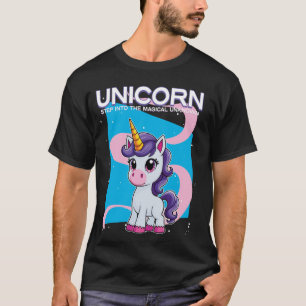 Camiseta Unicornio entra en el unicornio desconocido mágico