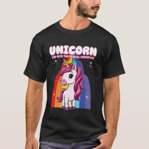 Camiseta Unicornio entra en el unicornio mágico desconocido