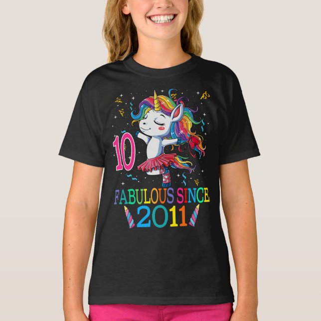 Camiseta Unicornio es fabuloso desde 2011 (Anverso)