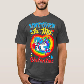 Camiseta unicornio es mi clásico de San Valentín