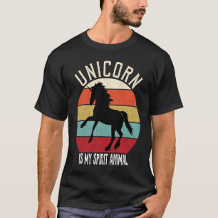Camiseta Unicornio es mi espíritu Animal Hombres Mujeres Ch