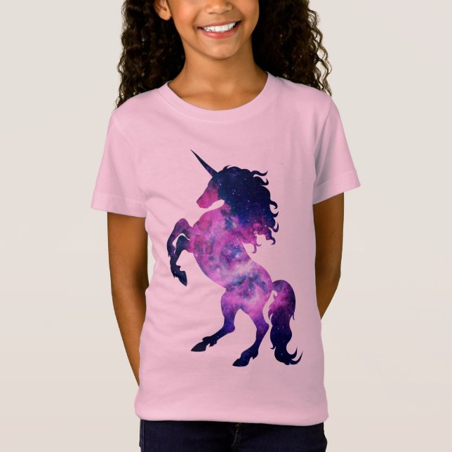 Camiseta unicornio espacial (Anverso)