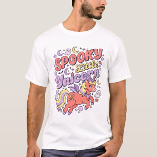 Camiseta Unicornio Espeluznante Unicornio Pequeño Caprichos