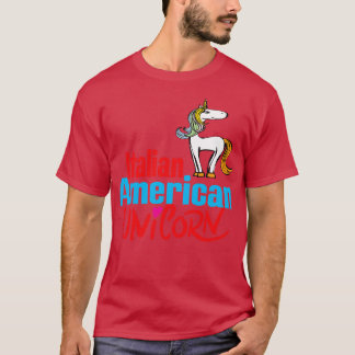 Camiseta Unicornio Estadounidense Italiano 3