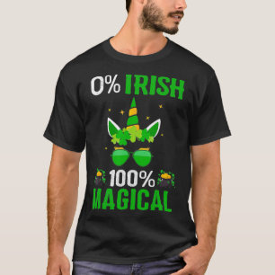 Camiseta Unicornio Face 0 Irlandés 100 Magical Unicorn St
