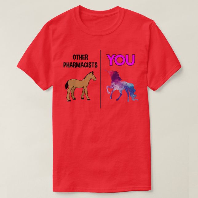 Camiseta Unicornio Farmacéutico (Diseño del anverso)