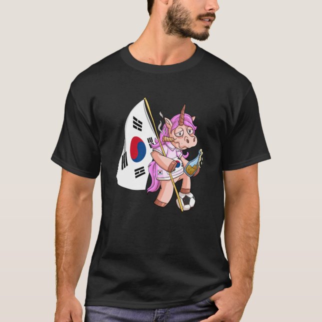 Camiseta Unicornio, Fiesta surcoreana (Anverso)