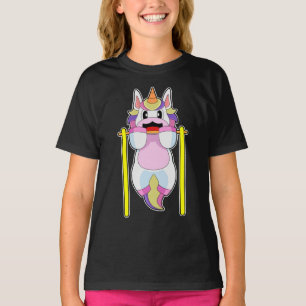 Camiseta Unicornio Fisicoculturista Flexiones de brazos Fis