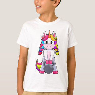 Camiseta Unicornio Fisicoculturista Mancuernas Fisicocultur