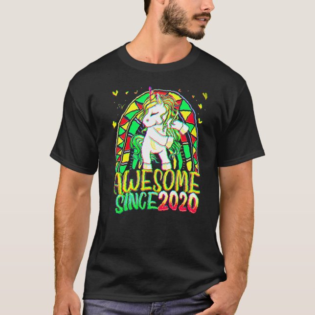 Camiseta Unicornio G de 2 años de edad (Anverso)