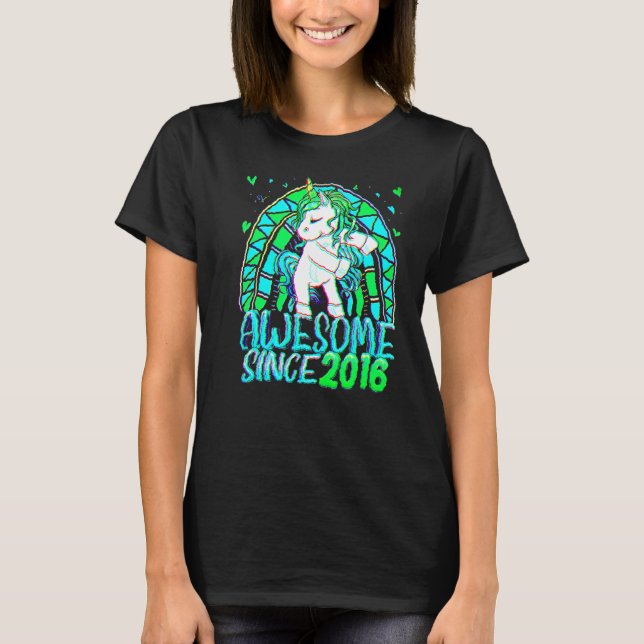 Camiseta Unicornio G de 6 años de edad (Anverso)
