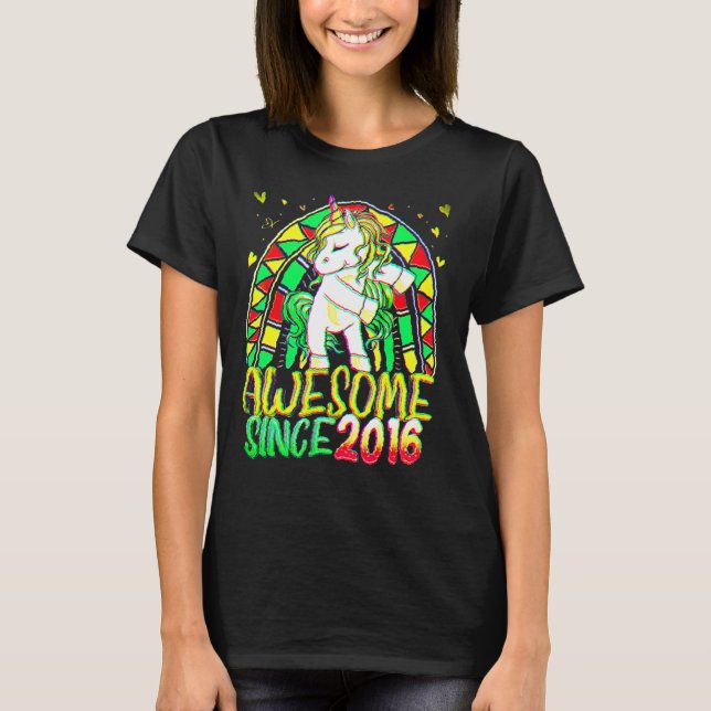 Camiseta Unicornio G de 6 años de edad (Anverso)