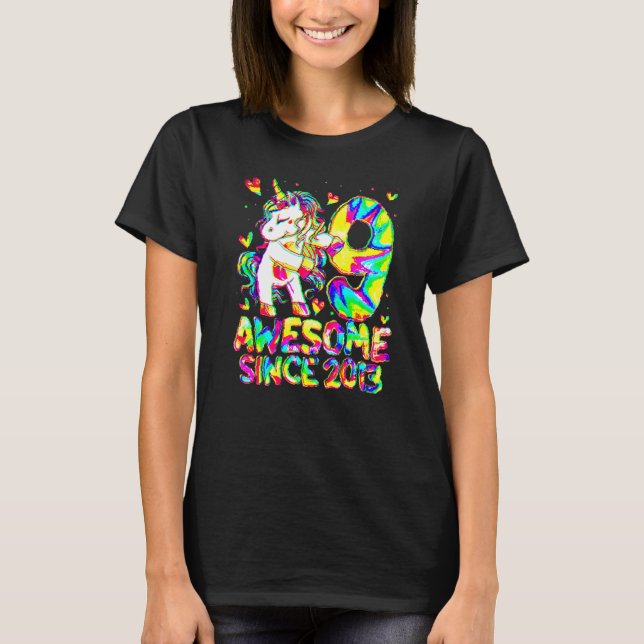 Camiseta Unicornio G de 9 años de edad (Anverso)