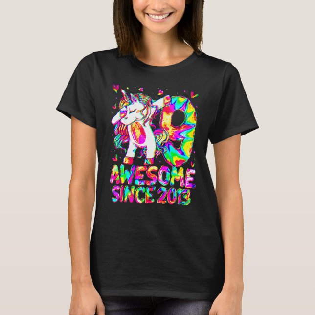 Camiseta Unicornio G de 9 años de edad (Anverso)