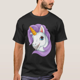 Camiseta Unicornio genial con aparatos dentales divertido c