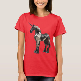 Camiseta Unicornio geométrico: elegancia mítica